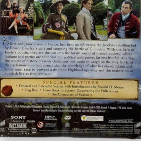 BOGO - SEALED - Outlander: Season Two [Import] DVD - Picture 4 of 4